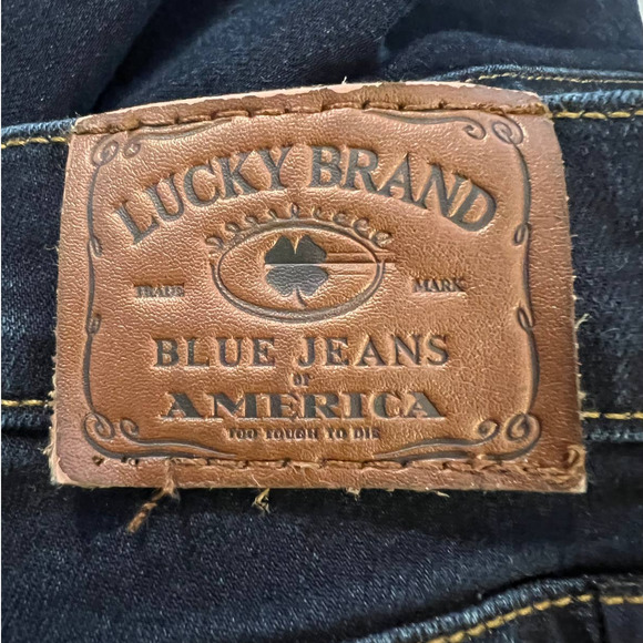 Lucky Brand Women's Jeans Size 12 Charlie Skinny Low-Rise 31" Inseam Dark Wash - Picture 5 of 5